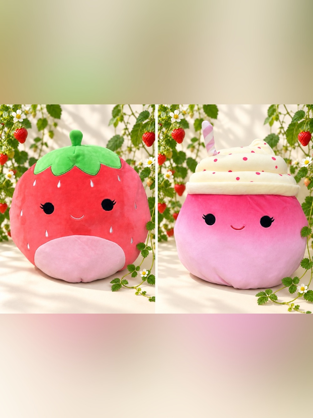 Retired Squishmallows Flip-A-Mallows Scarlet & Cinnamon Reversible Plush 12”
